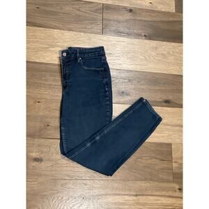 White House Black Market High‑Rise Skinny Jeans Size 8 Dark Blue Wash